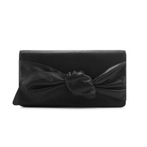 Cuyana Bow Clutch - Black